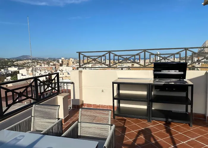 Апартаменты With Solarium/terrace. Кальпе